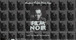 Desktop Screenshot of martinsfilmnoir.com